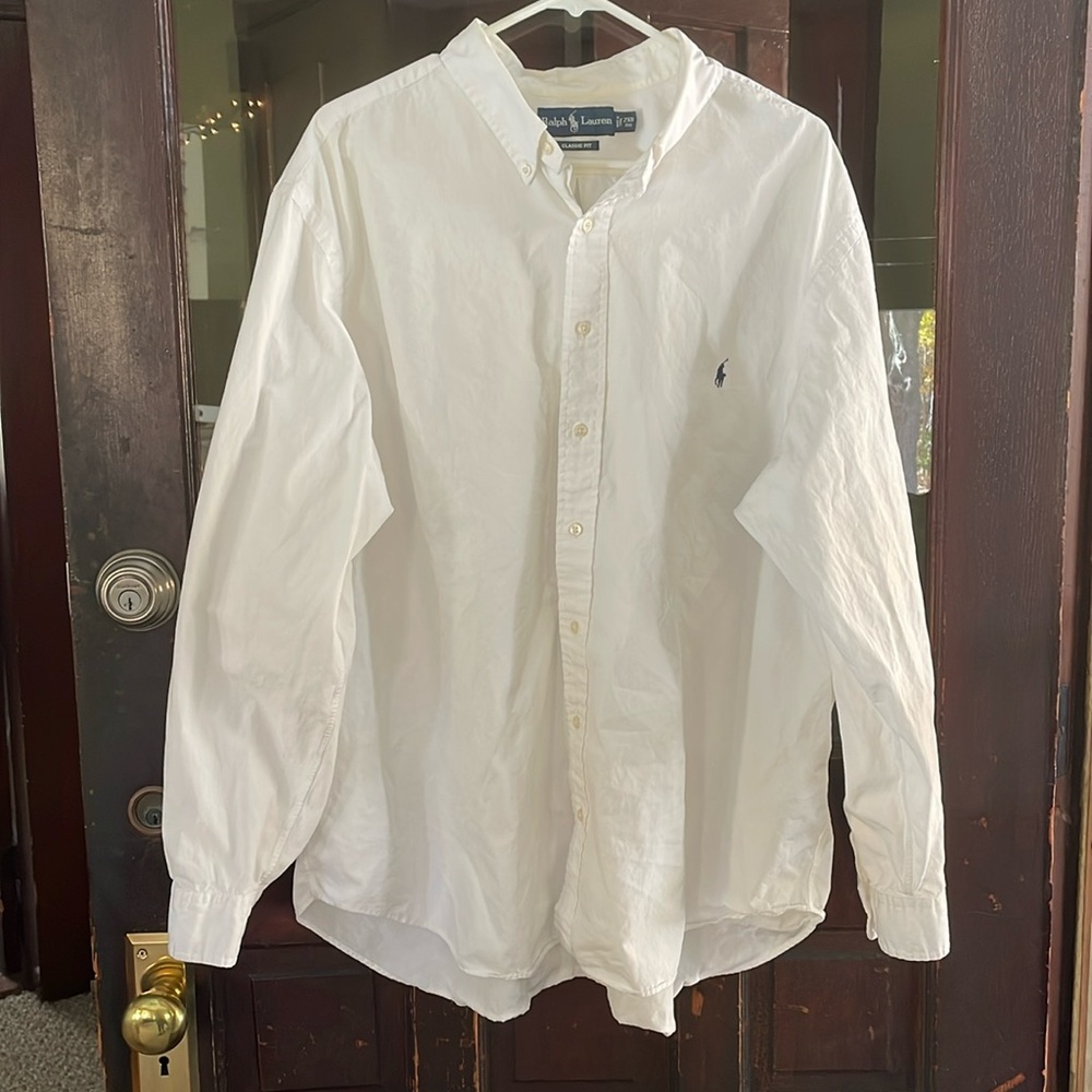 Men’s Ralph Lauren classic fit, size 2XB Big, button down shirt.